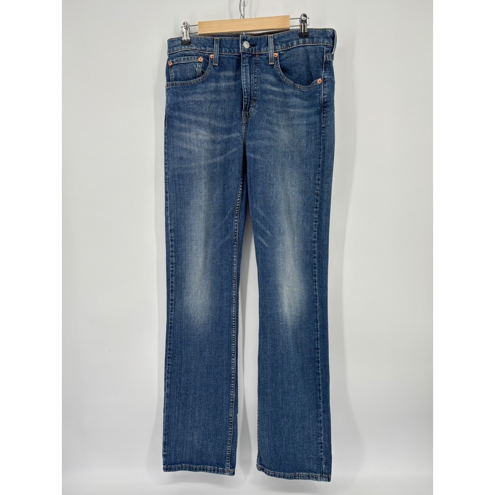 Levis 527 Slim Bootcut Jeans Mens 33x34 Medium Wash Blue Denim 05527-0724